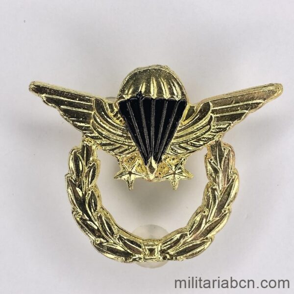 Islamic Republic of Iran. Army Parachutisy Wings, Artesh. Metal. Senior. Jumpmaster.