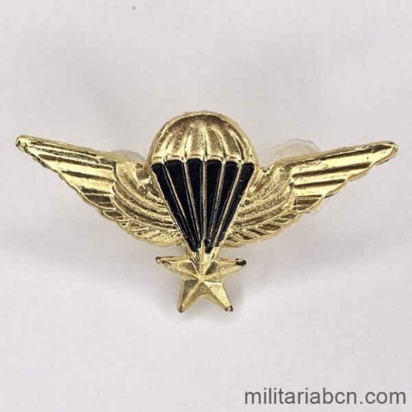 Islamic Republic of Iran. Army Parachute Wings, Artesh. Metal. BASIC. Golden