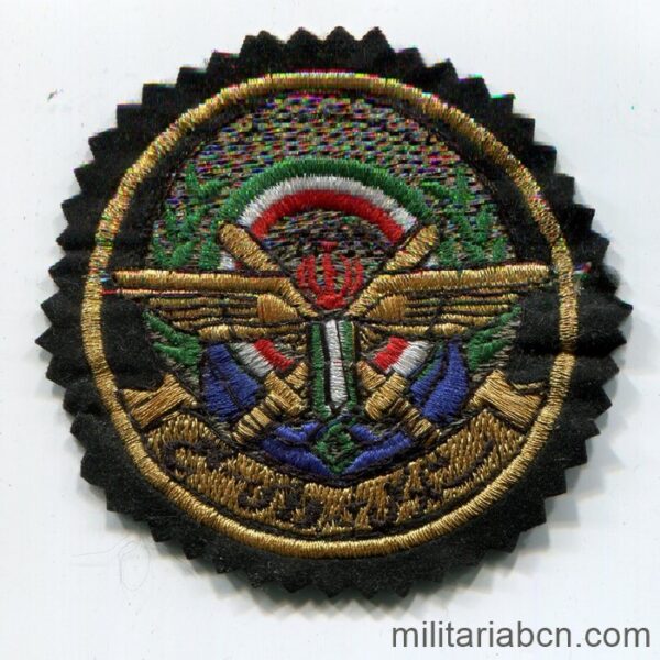 Islamic Republic of Iran. Shahpar Security Team patch. Artesh or Army. F9.