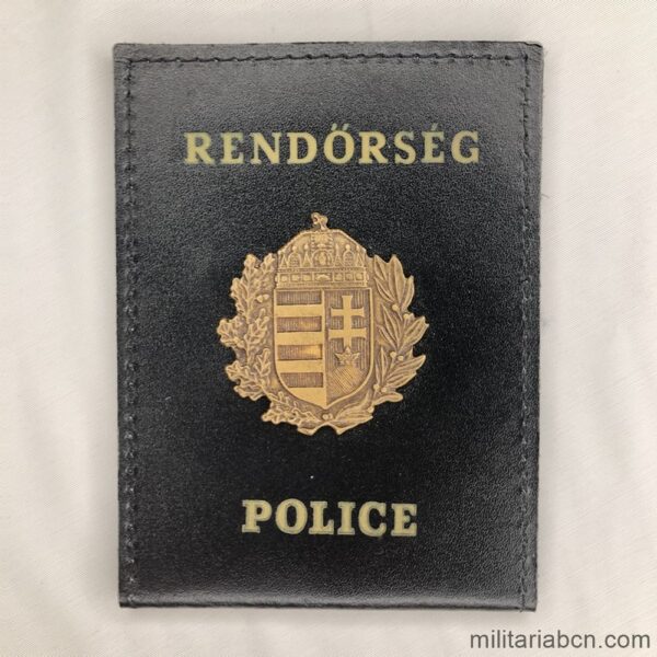 Hungary. Police Badge Wallet. Rendörség Police.