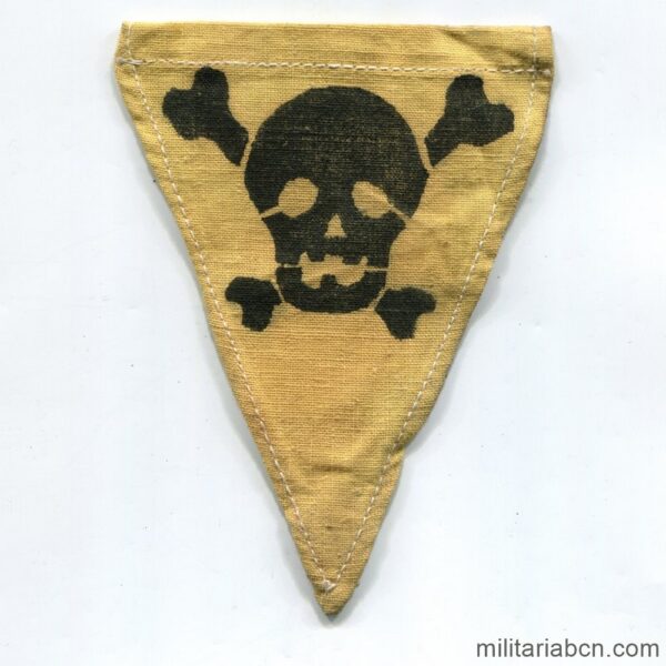Germany III Reich. Signaling triangle for Minefield. Gas Warning Flag.