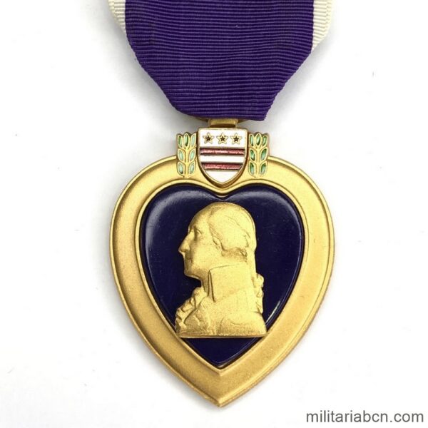 Estados Unidos USA. Medalla del Corazón Púrpura. Aguja marcada Lordship NY GI