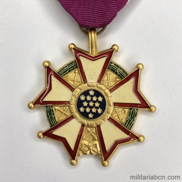 Estados Unidos. USA. Orden a la Legión del Mérito. Categoría de Legionario. Instituida en 1942.