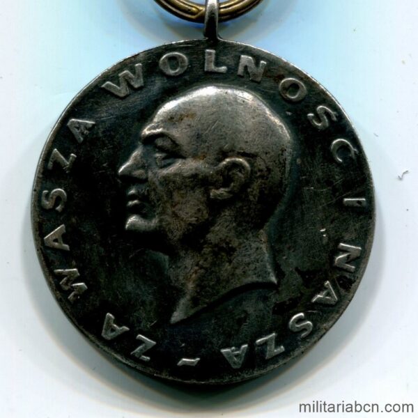 Poland. Polish medal of the Polish International Brigades.
