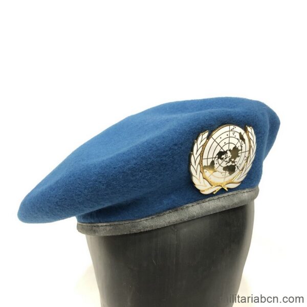 Blue Beret of the UN Blue Helmets. United Nations