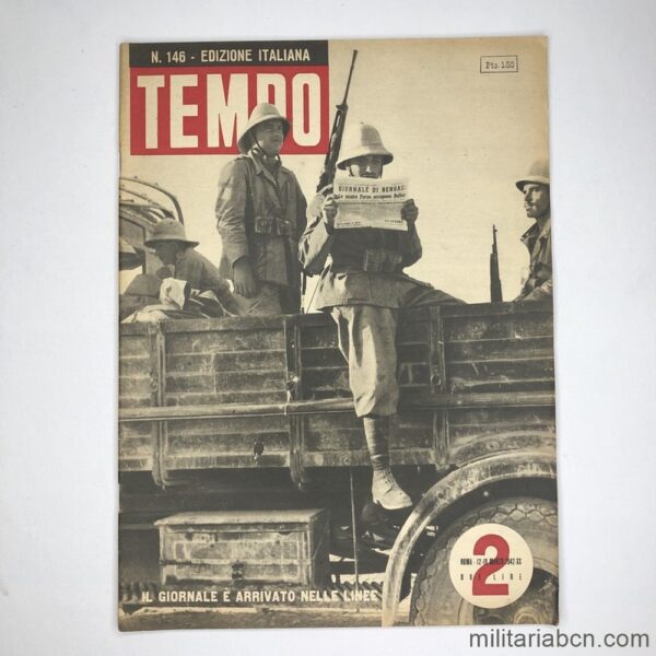 Italy. Tempo Magazine nº 146 from March 12 to 19, 1942.