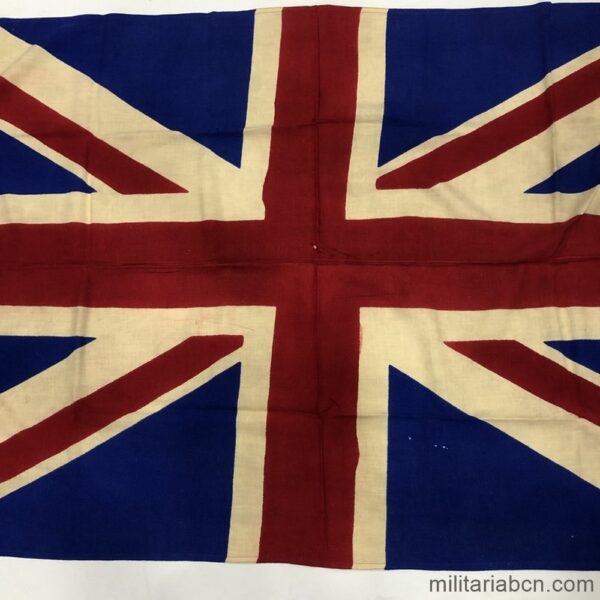 Reino Unido. Bandera británica. Época Jorge VI. Algodón. 140 x 85 cm. Militaria Barcelona