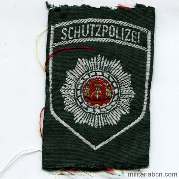 DDR GDR German Democratic Republic. Police patch. Shutzpolizei
