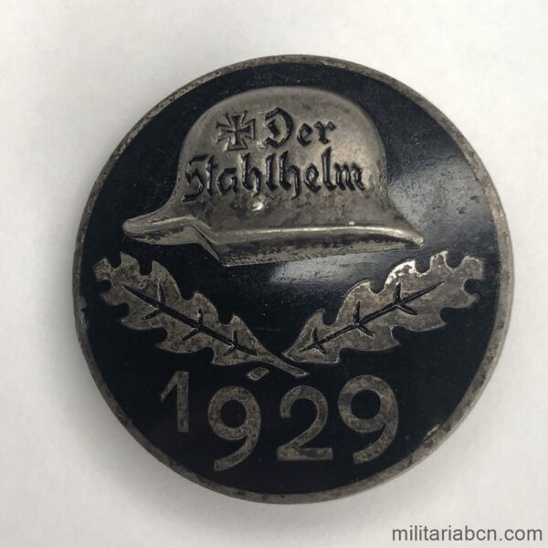 Stahlhelm Commemorative Badge. Date 1929. Diensteintrittsabzeichen 1929.