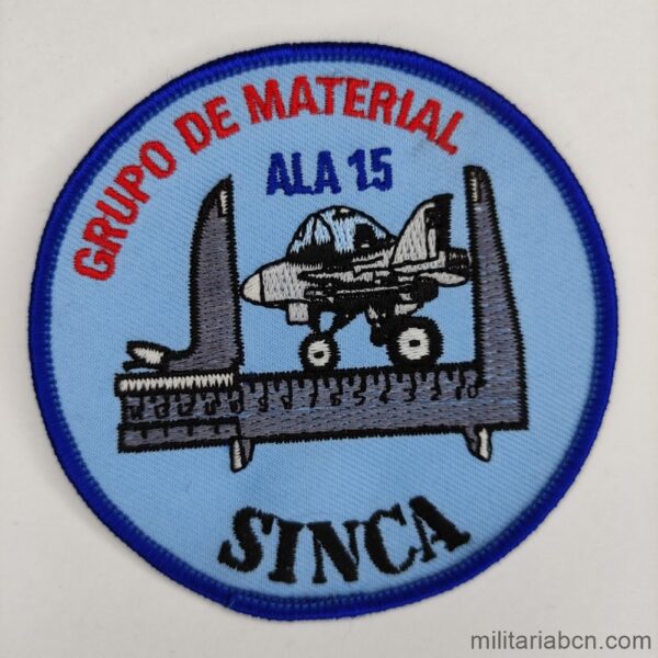 España. Ejército del Aire. Parche del Ala 15 Grupo de Material SINCA