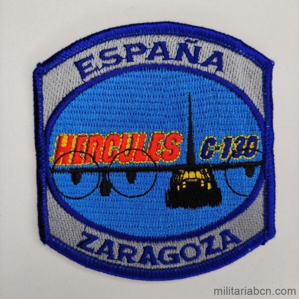 España. Ejército del Aire. Parche del Avión Hércules C130. Base Aérea de Zaragoza.