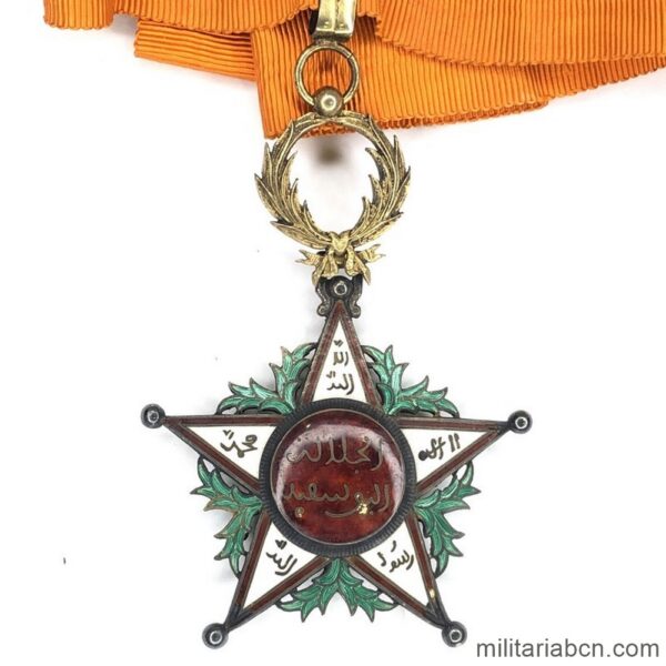 Morocco. Star of Commander of the Order of Ouissam Alaouite. 1919-1930