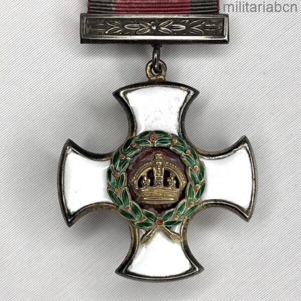 Reino Unido. Distinguished Service Order (DSO) o Orden del Servicio Distinguido del periodo de George V. Orden británica de la Primera Guerra Mundial.