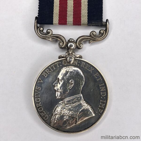 Reino Unido. Military Medal (MM). Esta medalla fue otorgada al Sargento J. Evans de la 149 Brigada de la Royald Field Artillery en 1917.
