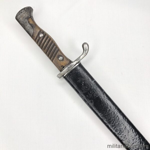 Imperial Germany. Bayonet 1898/05 Neuer Art. With steel scabbard. Manufactured by R. Stock & Co. Berlin-Marienfeld