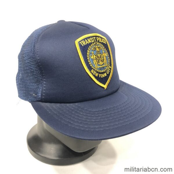 USA. New York City Transit Police baseball cap