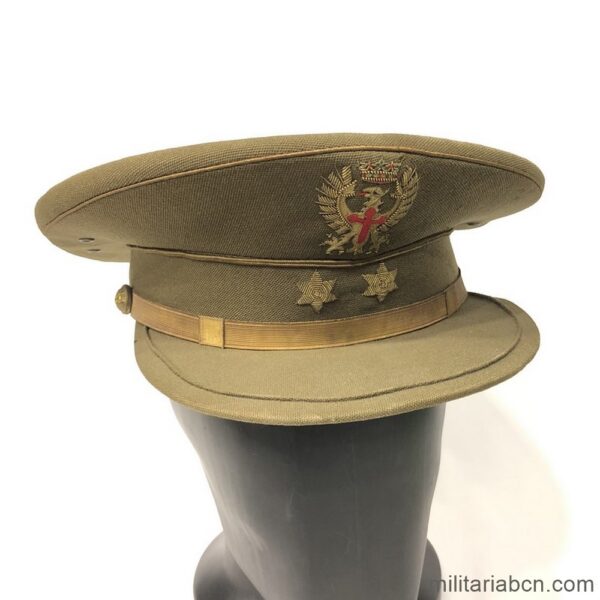España. Gorra de plato de Teniente. Reglamento de 1943.