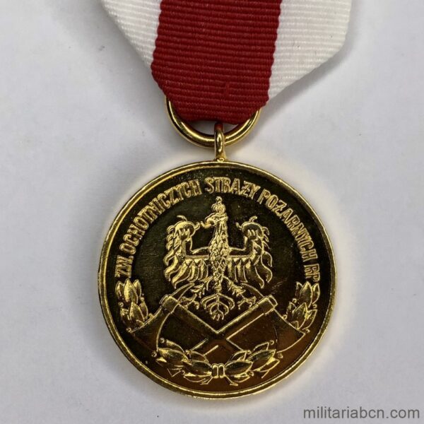 Poland. Medal of Merit from the Association of Volunteer Firefighters "Za zaslugi dla Pozarnictwa". 1st Class