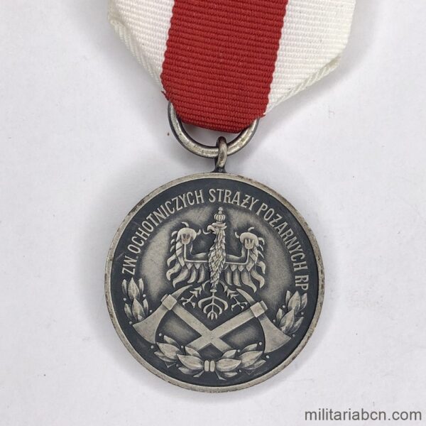 Poland. Medal of Merit from the Association of Volunteer Firefighters "Za zaslugi dla Pozarnictwa".