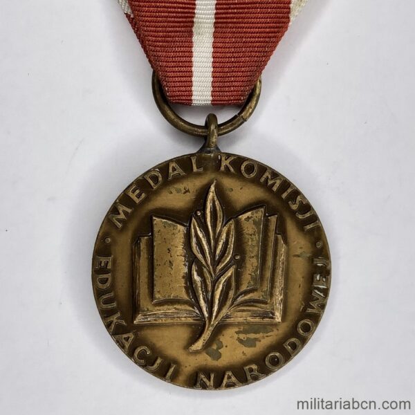 People's Republic of Poland. Medal of the National Education Commission. 1967. Komisji Edukacji Narodowej Medal.