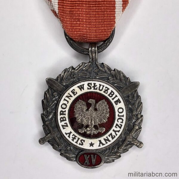 Poland. Medal of the Armed Forces in Service for the Fatherland "Sily Zbrojne w Sluzbie Ojczyzny". Long Service Medal for 15 years