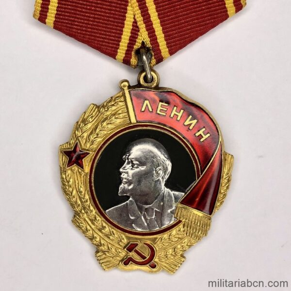 Order of Lenin "Orden Ленина". Made in gold and platinum. Type 5, Option 1, Variant 1a