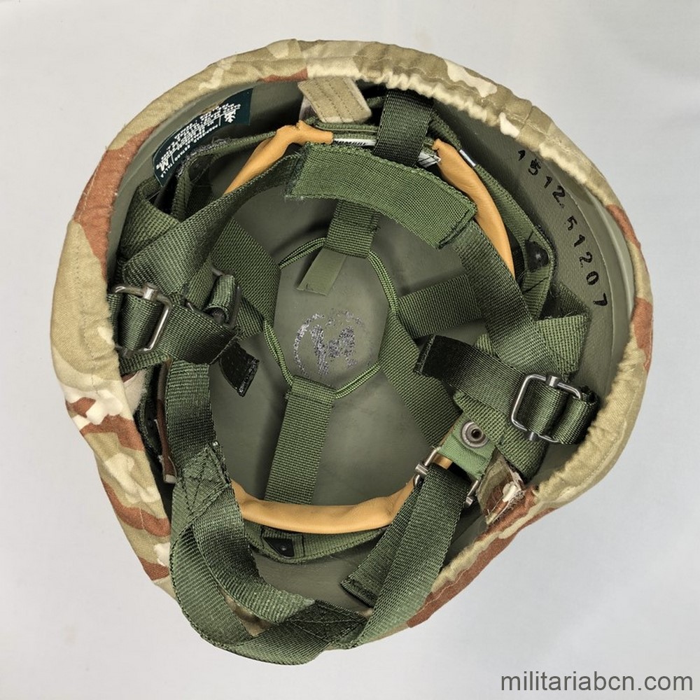 FUNDA CASCO MARTE 6 COLORES CUADRICULA EJÉRCITO ESPAÑOL - Caza y