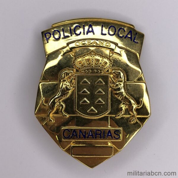 Placa de la Policía Local de Canarias