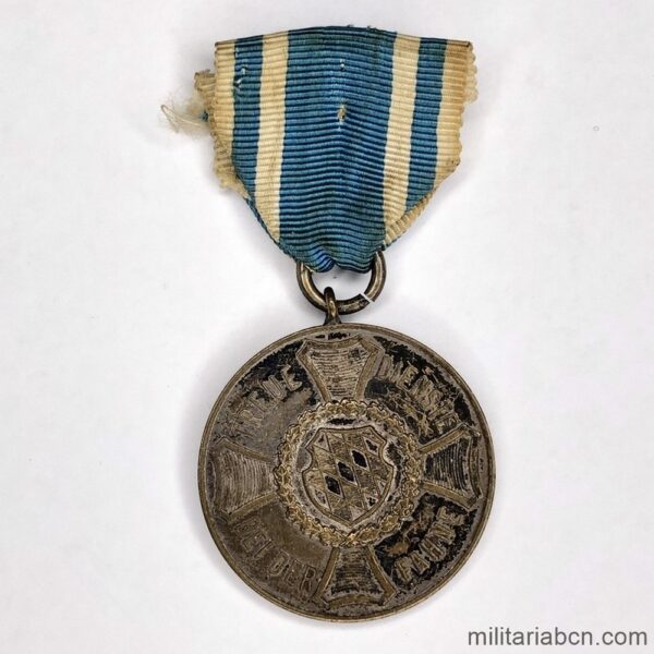 Alemania Imperial, Baviera. Medalla de Largo Servicio en el Ejército. IX Años, 3ª Clase. Bayern. Dienstauszeichnung 3.Klasse 1913.