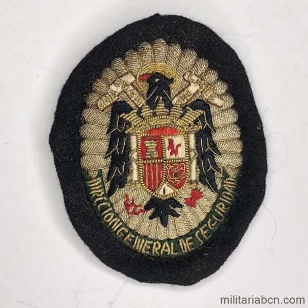 Insignia de gorra de la Dirección General de Seguridad