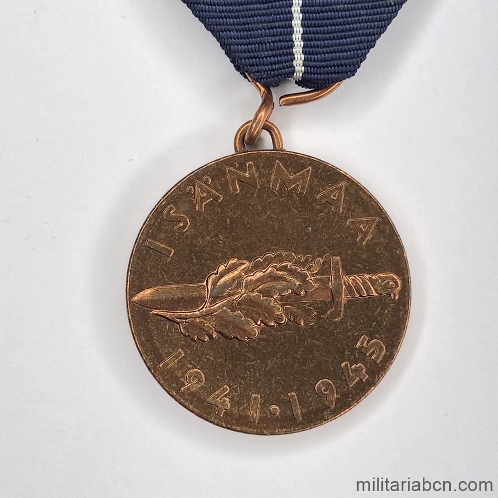 Finlandia. Medalla finlandesa de la Guerra de Continuación 1941-1945 ...