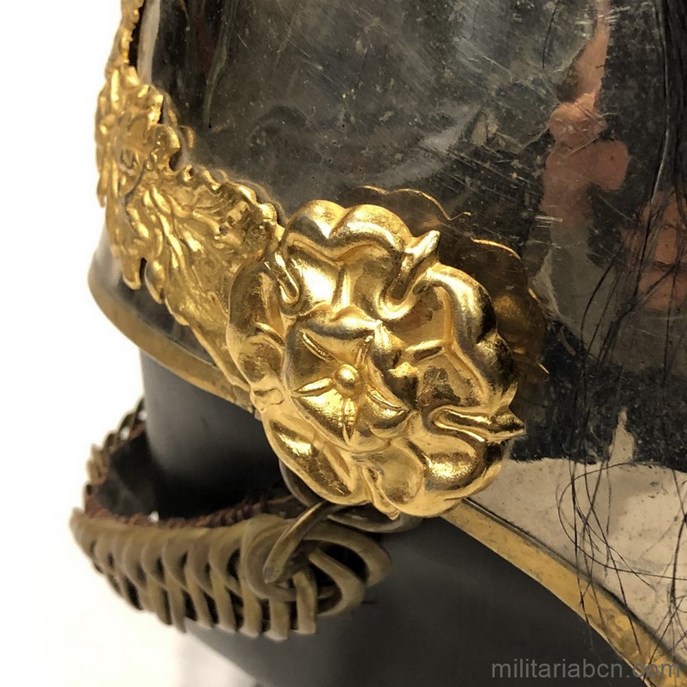 UK. British cavalry helmet Model 1871 of the Duke of Lancaster's Own ...